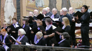 Picture of RenChorNY singing at St Frances Cabrini Shrine